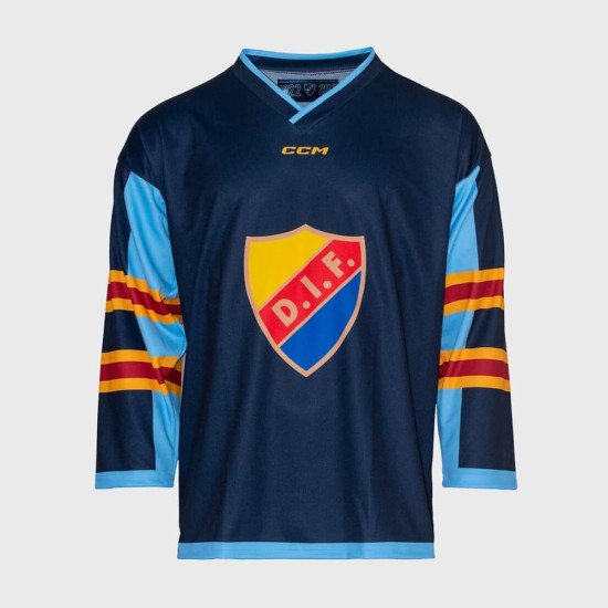 Herren Djurgårdens IF 2025 Heim Langarm CCM Trikot