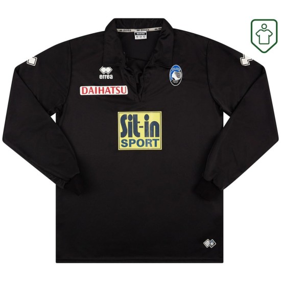 Herren Atalanta 2007/08 Retro-Trikot Langarm
