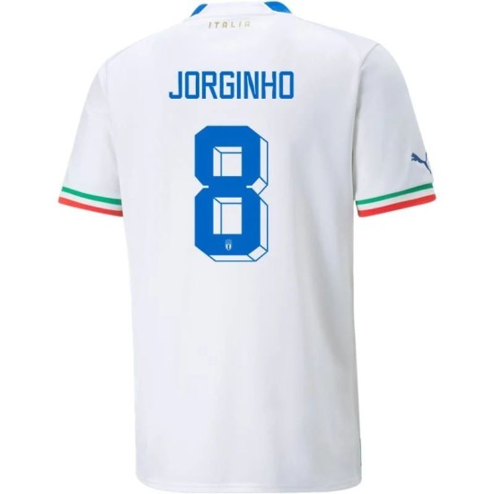 Jorginho #8 Italien Auswärtstrikot Weltmeisterschaft 2022