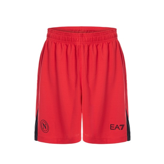 Damen Neapel 2024/25 Heim Shorts - Rot Damen Neapel 2024/25 Heim Shorts - Rot