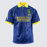 Kinder Norwich City 1993 Auswärts Retro UEFA Cup Trikot