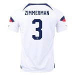 Walker Zimmerman #3 USMNT Heimtrikot Weltmeisterschaft 2022