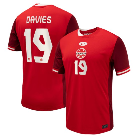 Kinder DAVIES Kanada 2024 Heimtrikot