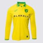 Herren Norwich City 2025/26 Heimtrikot Langarm