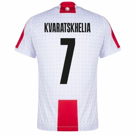 Khvicha Kvaratskhelia #7 Georgien Heimtrikot EURO 2024 Khvicha Kvaratskhelia #7 Georgien Heimtrikot EURO 2024