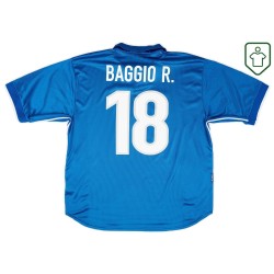 Männer Italien 1997/98 Heim Retro Shirt Baggio R. #18