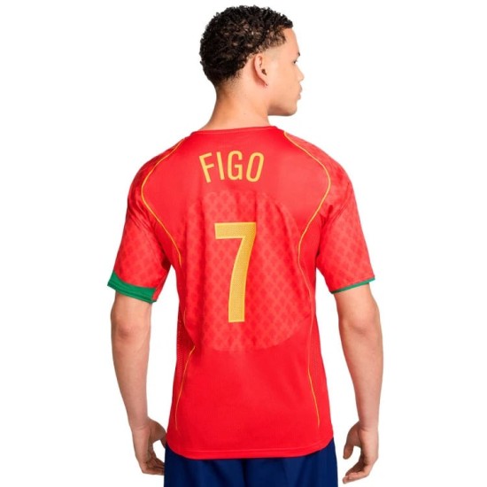 Herrentrikot Portugal 2004 T90 Remake - FIGO #7