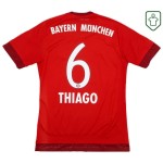 Herren Bayern München 2015/16 Heim-Retro-Trikot Thiago #6 Herren Bayern München 2015/16 Heim-Retro-Trikot Thiago #6