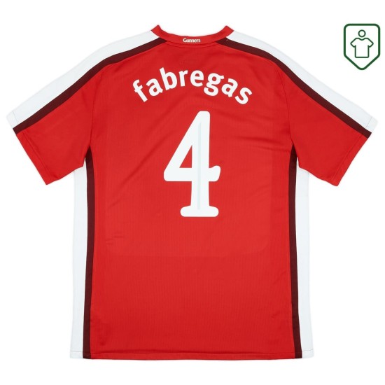 Herren Arsenal 2008/10 Heim Retro Shirt Fabregas #4