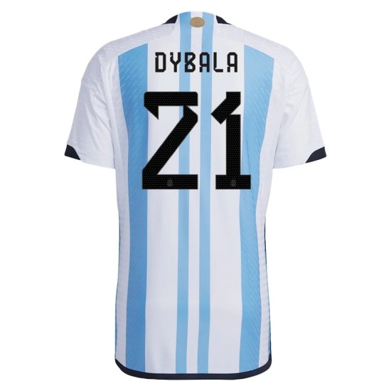 Paulo Dybala #21 Argentinien Heimtrikot Weltmeisterschaft 2022 Paulo Dybala #21 Argentinien Heimtrikot Weltmeisterschaft 2022