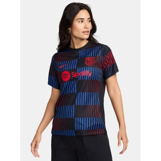 Damen FC Barcelona 2024/25 Auswärts Prematch Trikot