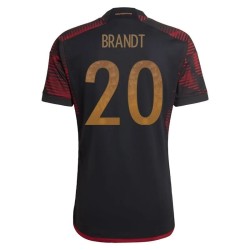 Julian Brandt #20 Deutschland Auswärtstrikot Weltmeisterschaft 2022