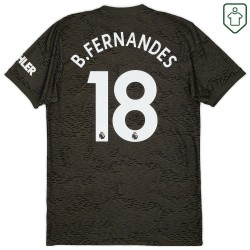 Herren Manchester United 2020/21 Auswärts Retro Shirt B. Fernandes #18