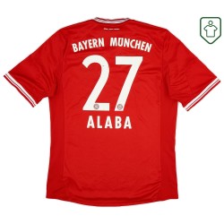 Herren Bayern München 2013/14 Heim-Retro-Trikot Alaba #27