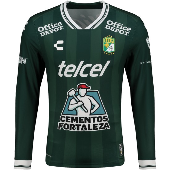 Herren Club León 2025/26 Langarm-Heimtrikot Herren Club León 2025/26 Langarm-Heimtrikot