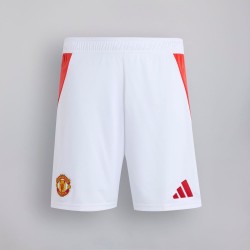 Kinder Manchester United 2024/25 Heim-Shorts - Weiß