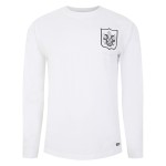 Kinder Fulham 1966/67 Heim Retro Langarmtrikot #2