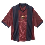 Damen FC Barcelona X TRAVIS SCOTT Retro 2000/01 Heim Skelett Trikot