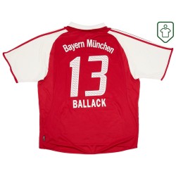 Herren Bayern München 2003/04 Heim-Retro-Trikot Ballack #13