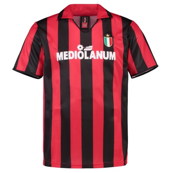 Herren Milan 1988 Heim-Retro-Trikot