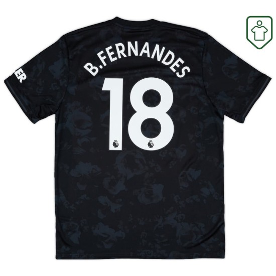 Herren Manchester United 2019/20 Drittes Retro Shirt B. Fernandes #18