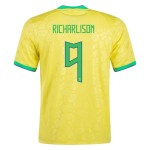 Richarlison #9 Brasilien Heimtrikot Weltmeisterschaft 2022