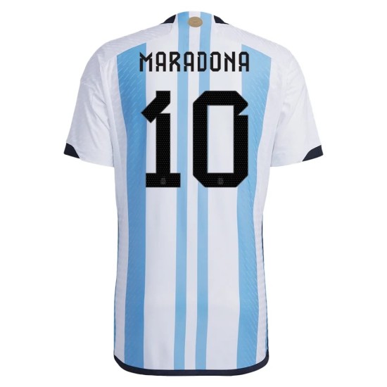 Diego Maradona #10 Argentinien Heimtrikot Weltmeisterschaft 2022