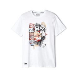 Herren Spanien 82 Retro Klassiker Paint Shirt