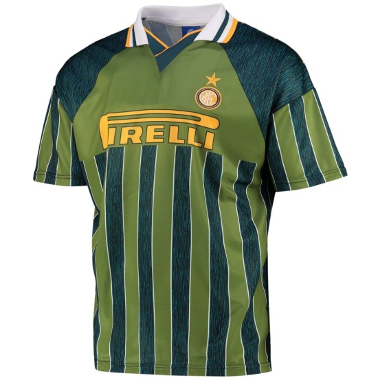 Herren Inter Mailand 1996 Viertes Retro-Trikot