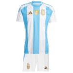 Kinder Argentinien Heimtrikot+Kurze Hosen Copa America 2024