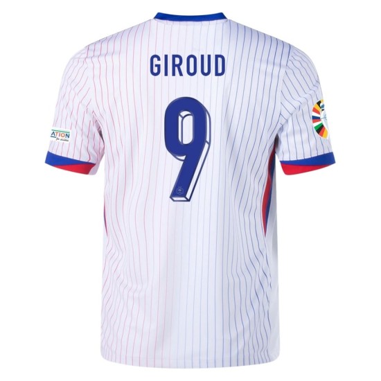 Olivier Giroud #9 Frankreich Auswärtstrikot EURO 2024