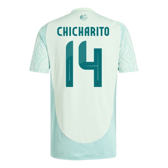 Javier Hernandez Chicharito #14 Mexiko Auswärtstrikot Copa America 2024