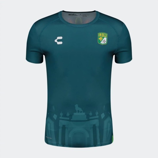 Damen Club León 2024/25 Drittes Prematch-Trikot Grün Damen Club León 2024/25 Drittes Prematch-Trikot Grün