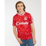 Herren Liverpool 1989/91 Heim Retro Candy Trikot