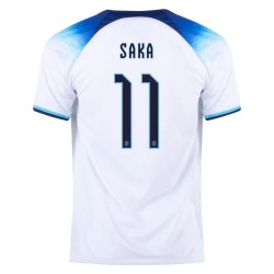 Bukayo Saka #11 England Heimtrikot Weltmeisterschaft 2022