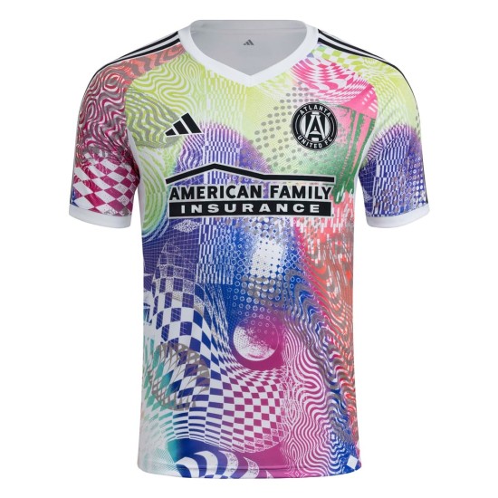 Kinder Atlanta United FC 2025 Drittes Pre Match Shirt - Weiß