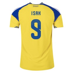 Herren Schweden 2026 Heim Authentic Weltmeisterschaft Trikot ISAK #9
