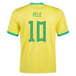 Pelé #10 Brasilien Heimtrikot Weltmeisterschaft 2022 Pelé #10 Brasilien Heimtrikot Weltmeisterschaft 2022