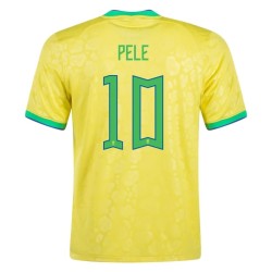 Pelé #10 Brasilien Heimtrikot Weltmeisterschaft 2022
