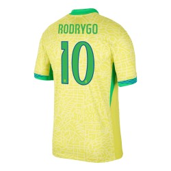 RODRYGO #10 Brasilien Heimtrikot Copa America 2024