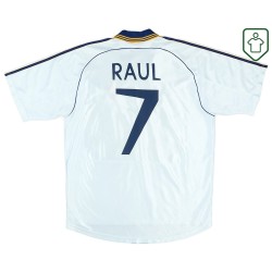 Herren Real Madrid Heim-Retro-Trikot 1998/00 Raul #7