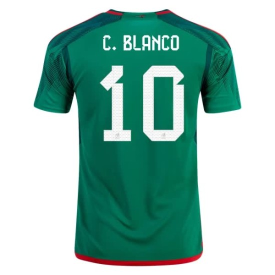 Cuauhtémoc Blanco #10 Mexiko Heimtrikot Weltmeisterschaft 2022