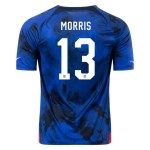 Jordan Morris #13 USMNT Auswärtstrikot Weltmeisterschaft 2022