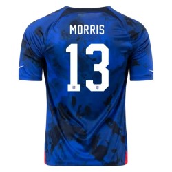Jordan Morris #13 USMNT Auswärtstrikot Weltmeisterschaft 2022