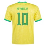 Neymar #10 Brasilien Heimtrikot Weltmeisterschaft 2022