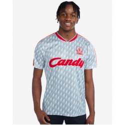 Herren Liverpool 1989/91 Auswärts Retro Candy Trikot