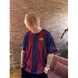 Herren Ed Sheeran x Spotify x FC Barcelona 2004/05 Retro-Heimtrikot