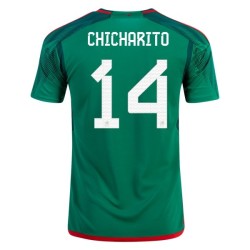 Javier Hernández Chicharito #14 Mexiko Heimtrikot Weltmeisterschaft 2022