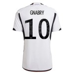 Serge Gnabry #10 Deutschland Heimtrikot Weltmeisterschaft 2022 Serge Gnabry #10 Deutschland Heimtrikot Weltmeisterschaft 2022