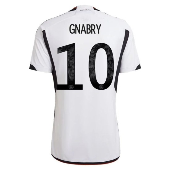 Serge Gnabry #10 Deutschland Heimtrikot Weltmeisterschaft 2022 Serge Gnabry #10 Deutschland Heimtrikot Weltmeisterschaft 2022